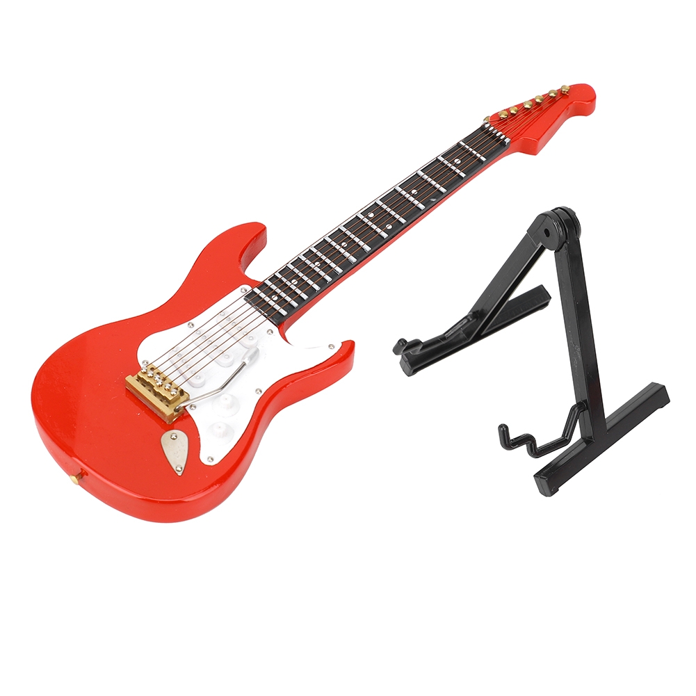 Miniature Red Electric Guitar  - Musical Instrument Guitar review and price