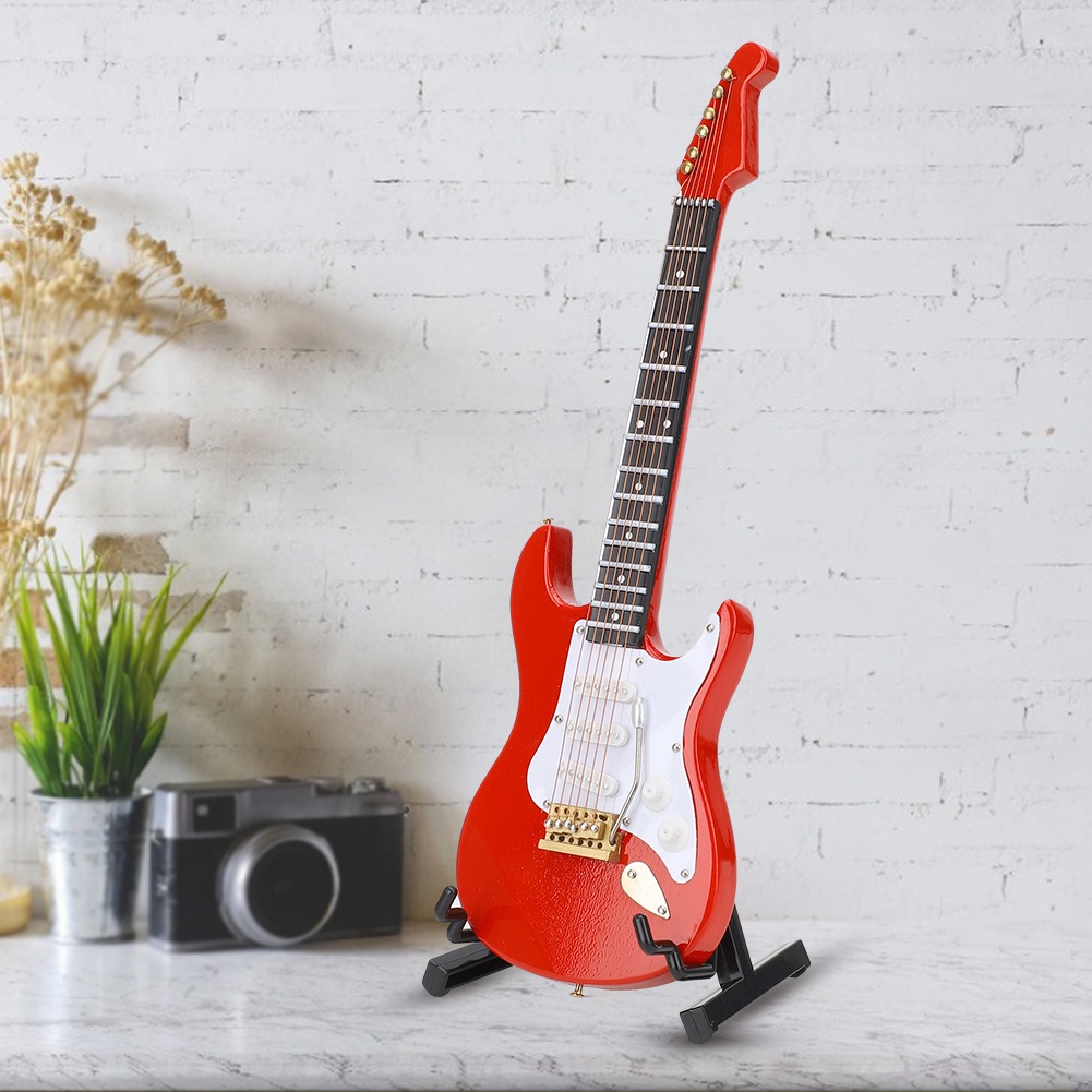 Miniature Red Electric Guitar  - Musical Instrument Guitar review and price