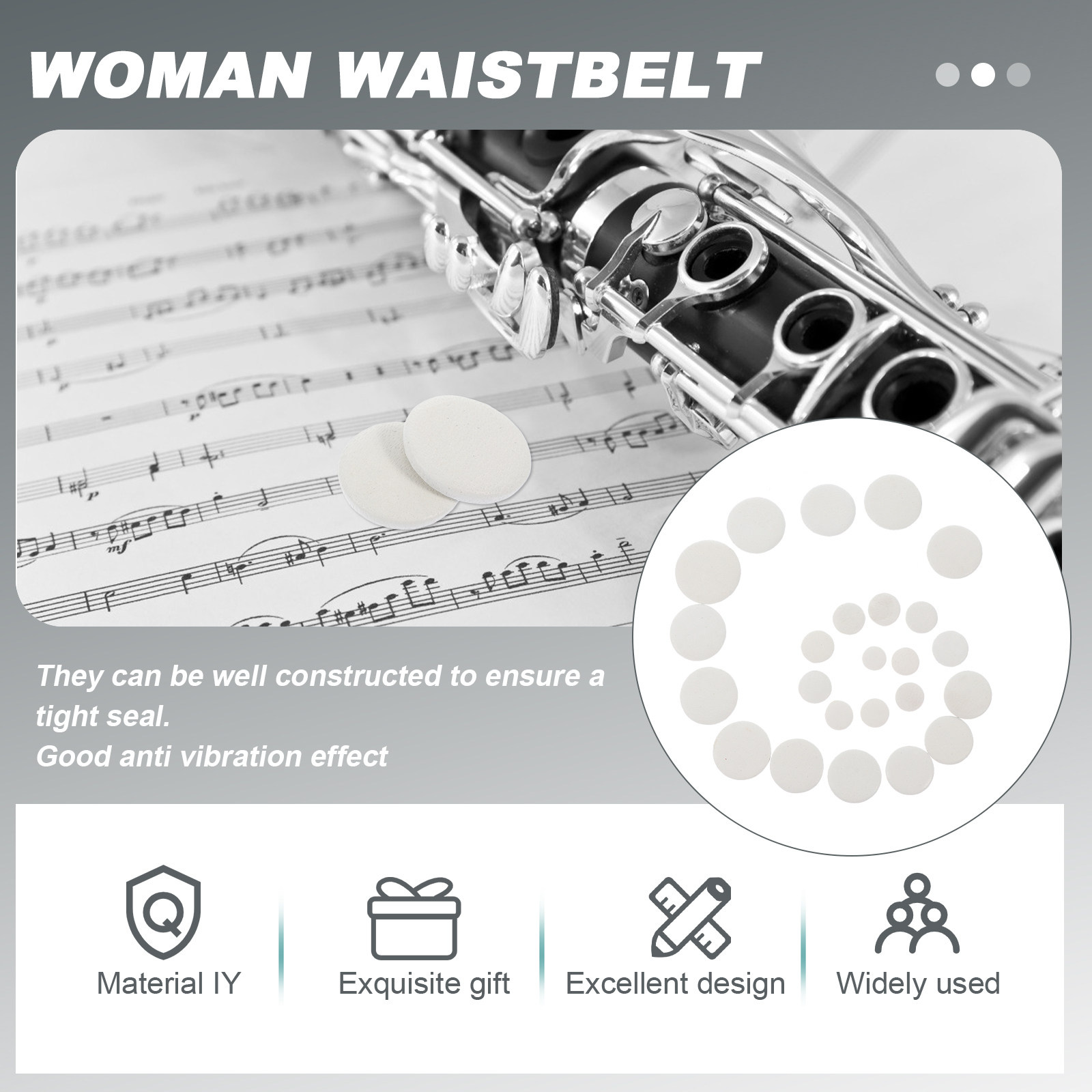 24Pcs Bassoon Pads Premium She - Musical Instrument Bassoon review and price