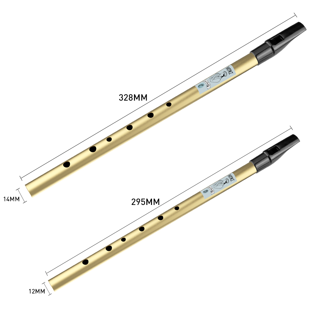 NAOMI Tin Whistle D Key Brass  - Penny Whistle D review and price