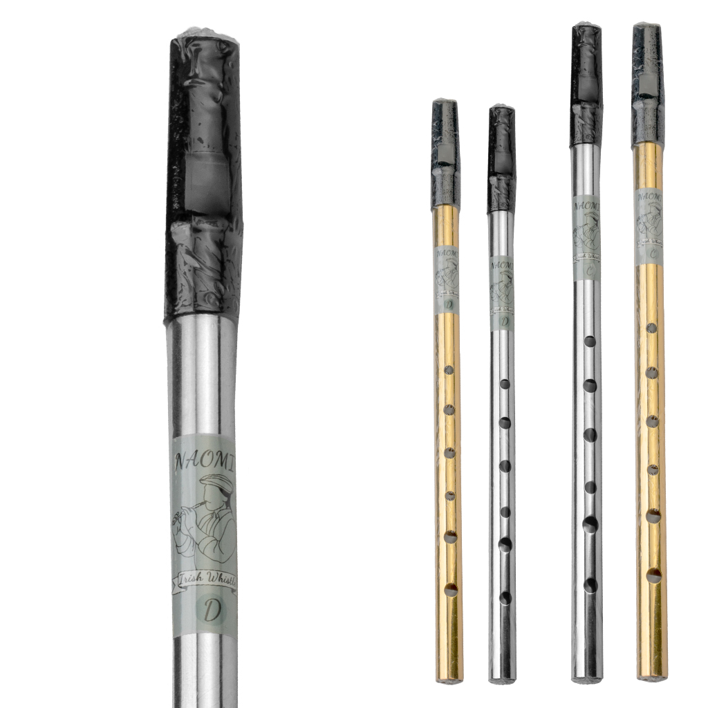 NAOMI Tin Whistle D Key Brass  - Penny Whistle D review and price