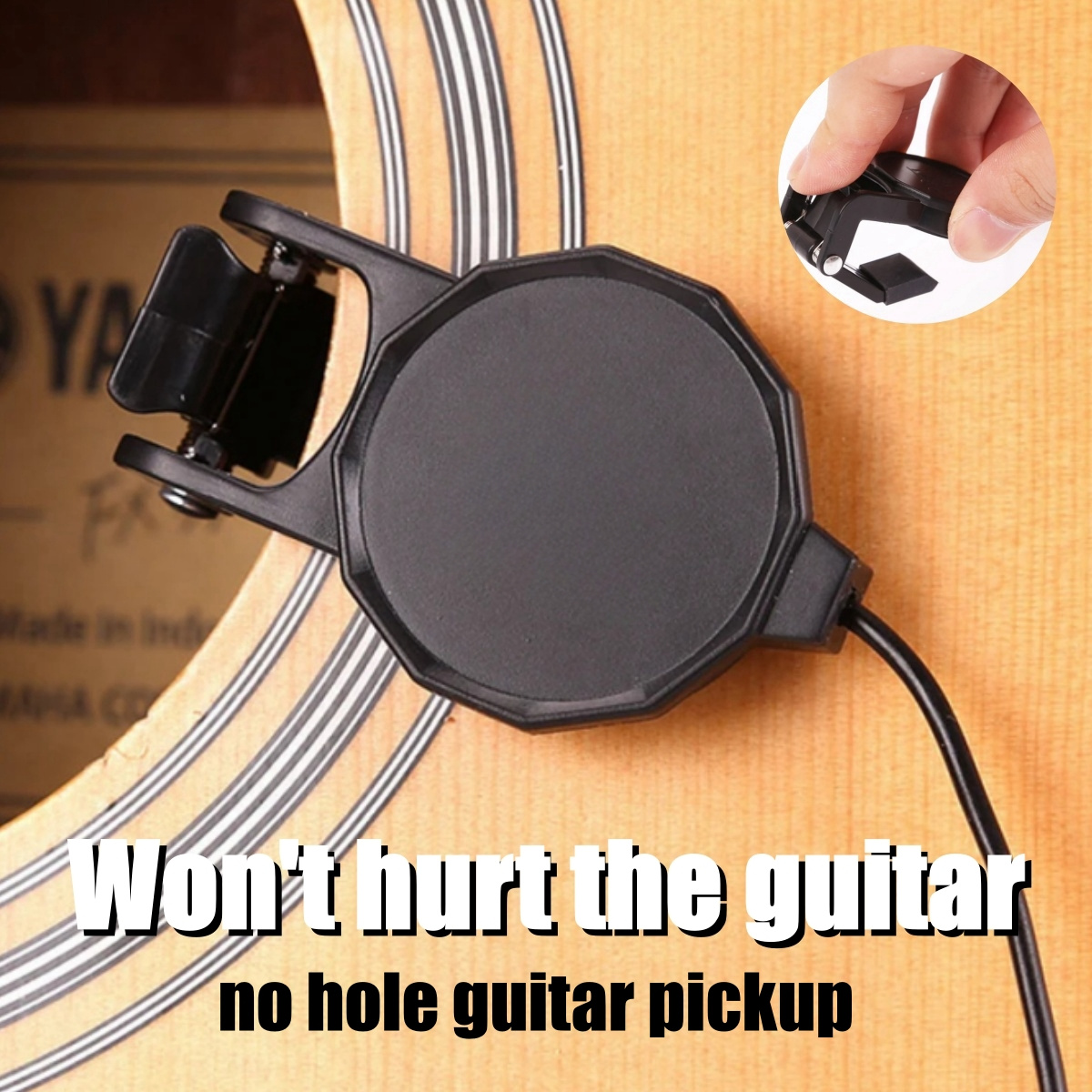 Audio Jack Clip On Pickup for  - Musical Instrument Guitar review and price