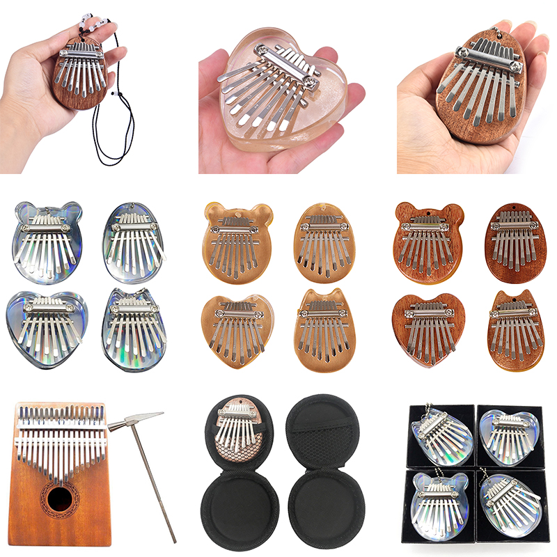 8 Keys Kalimba Thumb Piano Hig - Musical Instrument In Africa review and price