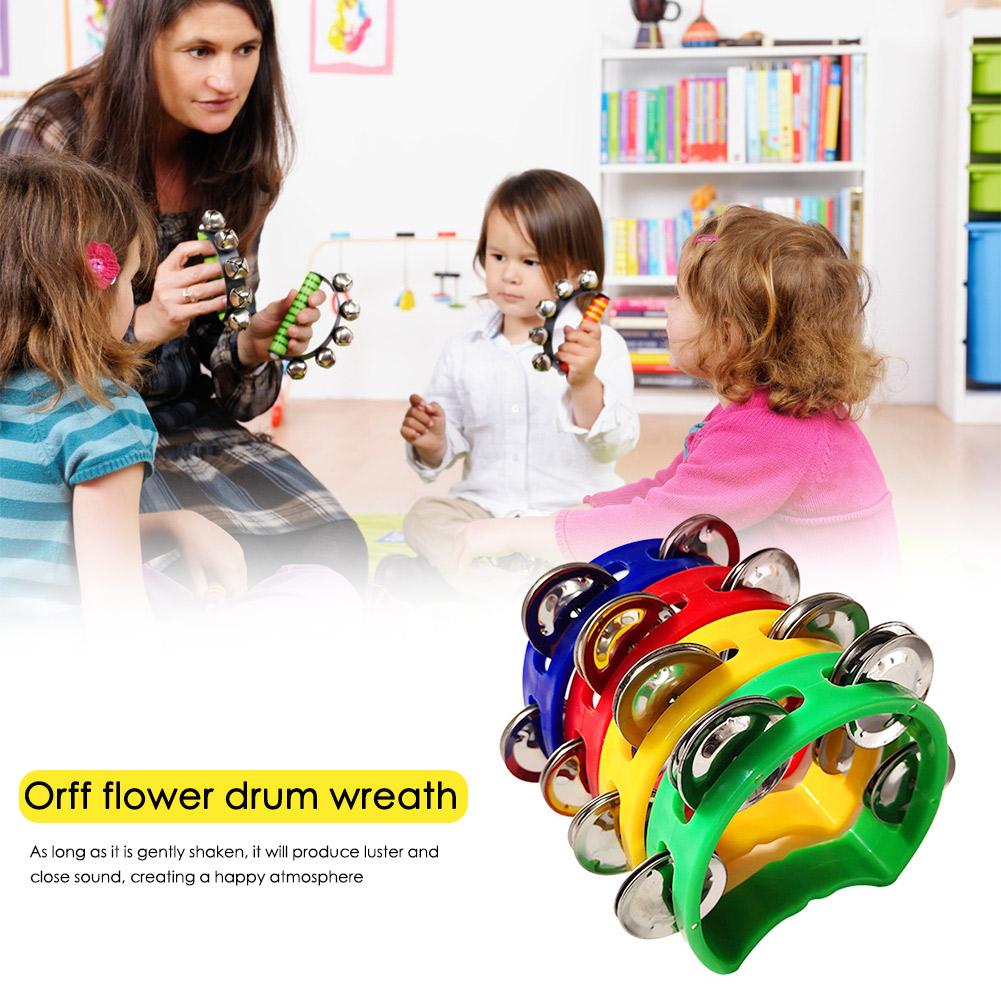 4pcs Tambourine Jingles Rattle - Musical Instrument Game review and price