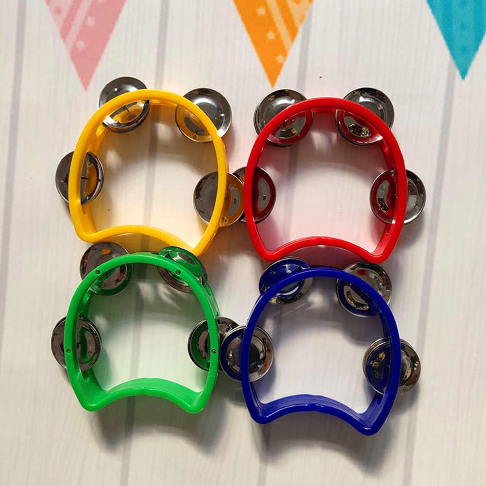 4pcs Tambourine Jingles Rattle - Musical Instrument Game review and price