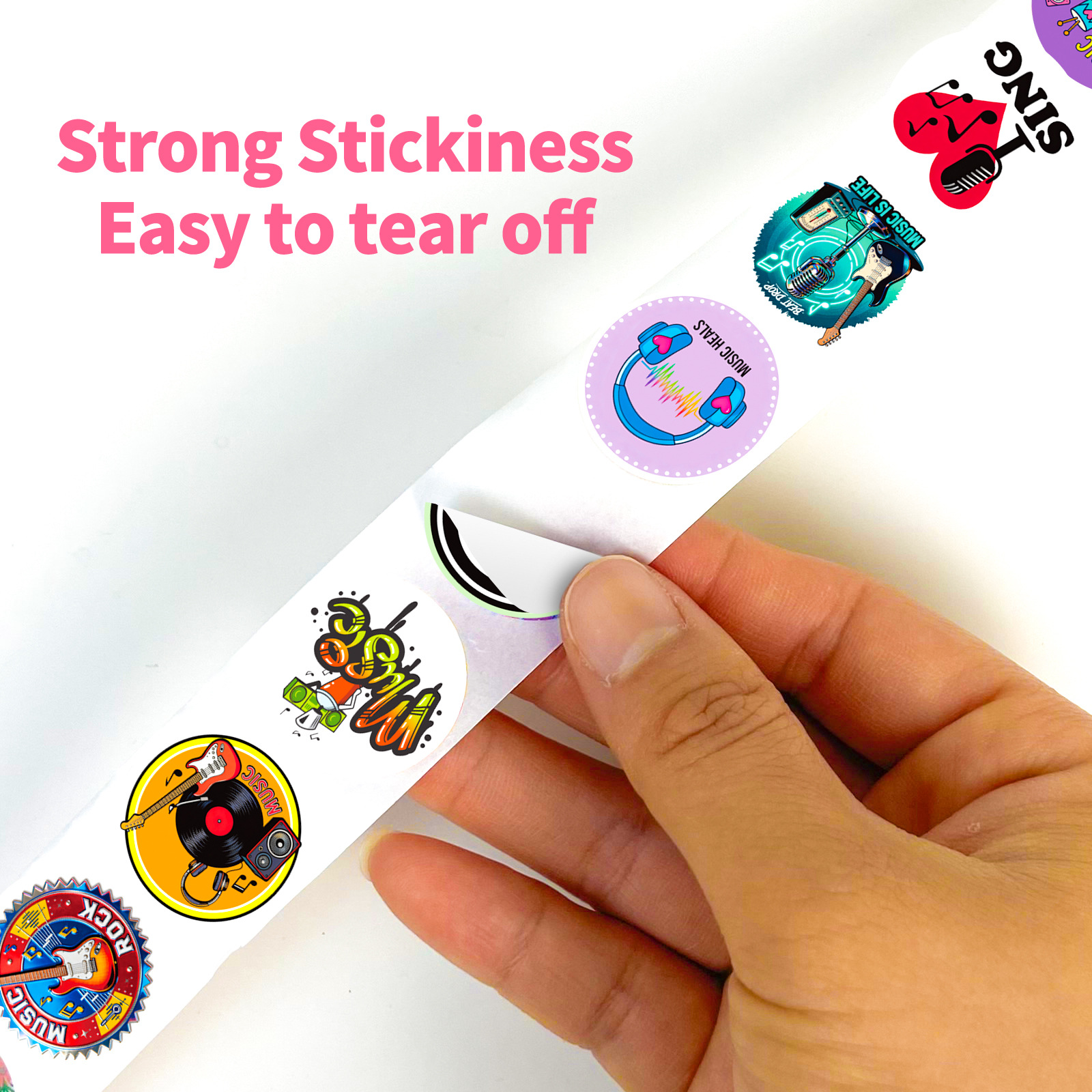500pcs Music Roll Stickers, Cu - Musical Instrument Old review and price