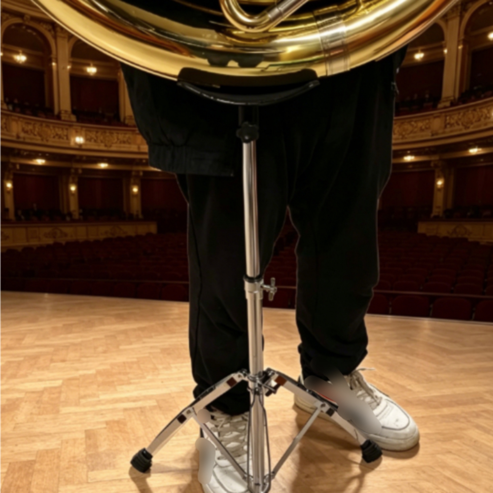 Tuba Stand Folding Tripod Euph - Musical Instrument Euphonium review and price