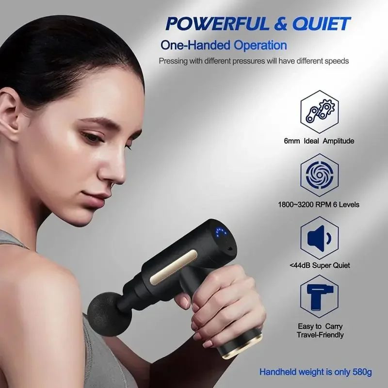 Portable Fascial Massage Gun E - Vibraslap Percussion review and price