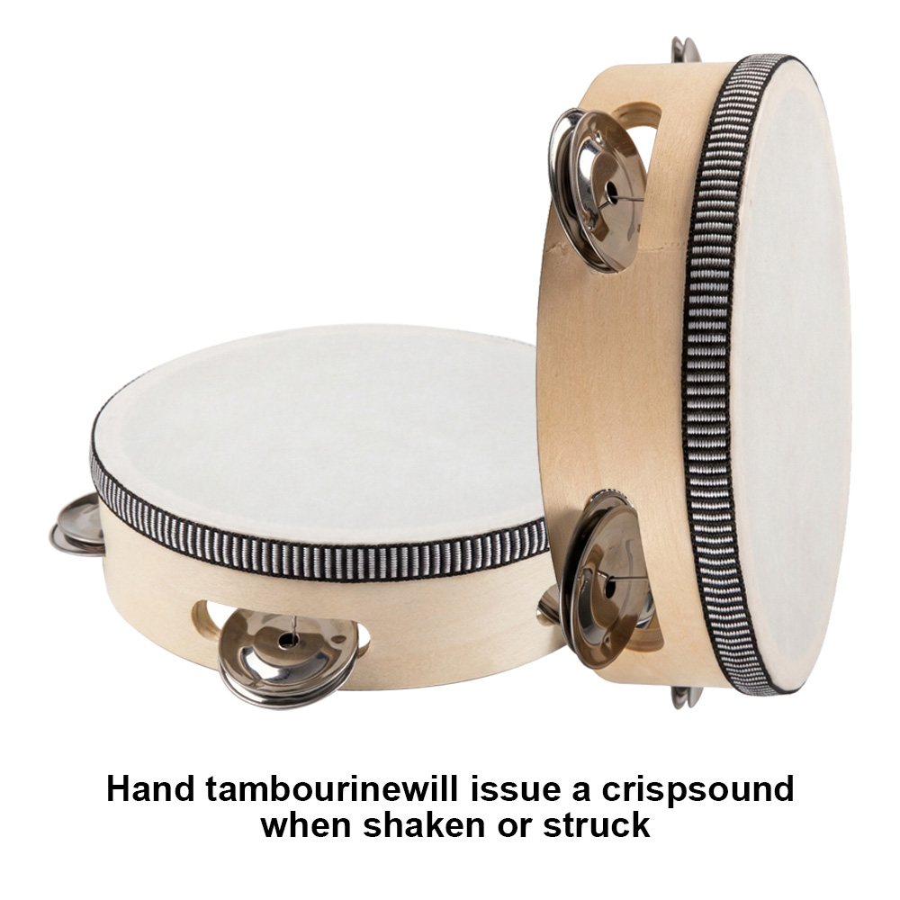 6inch Hand Held Drum Tambourin - Musical Instrument Game review and price