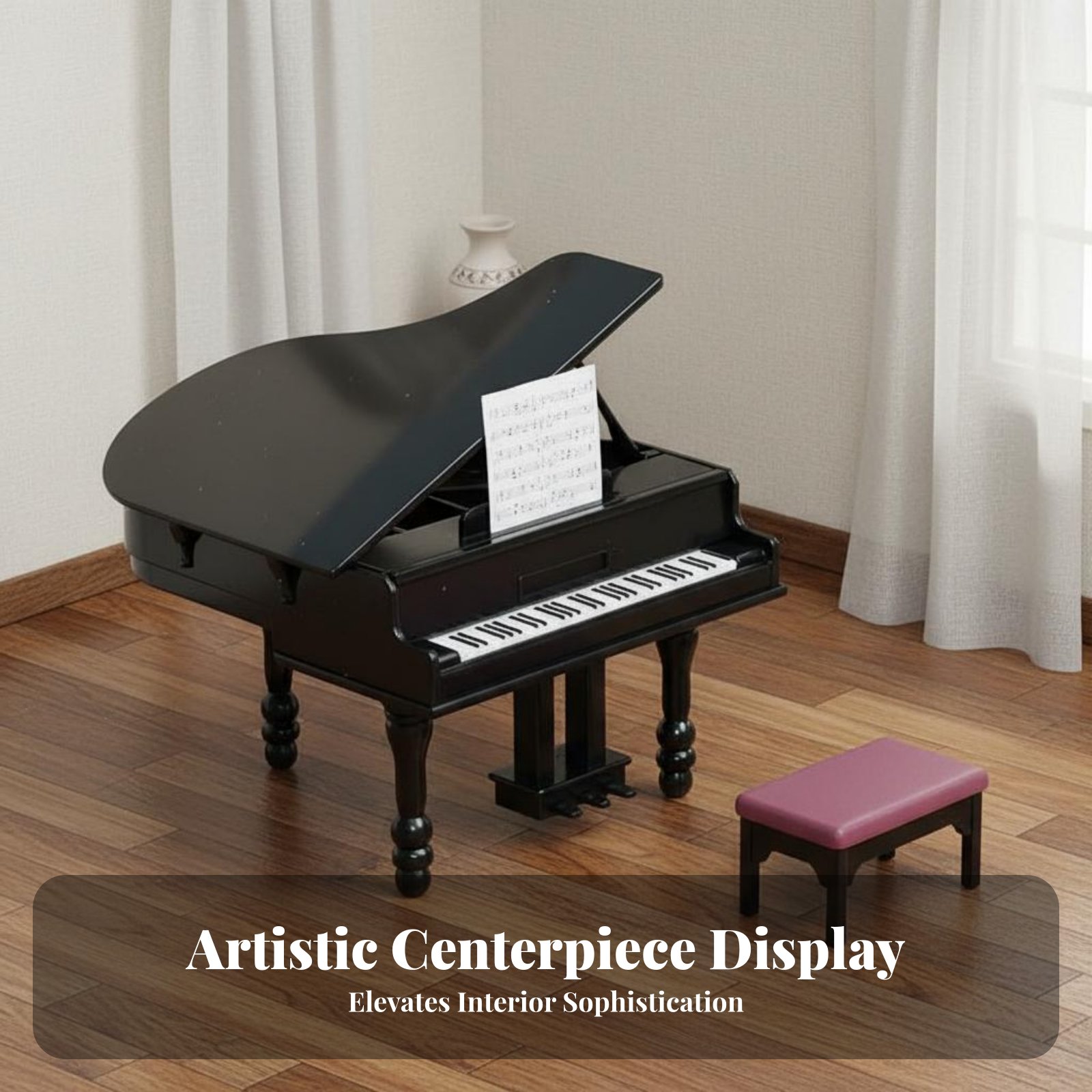 Dollhouse Piano with Bench Pho - Musical Instrument Old review and price