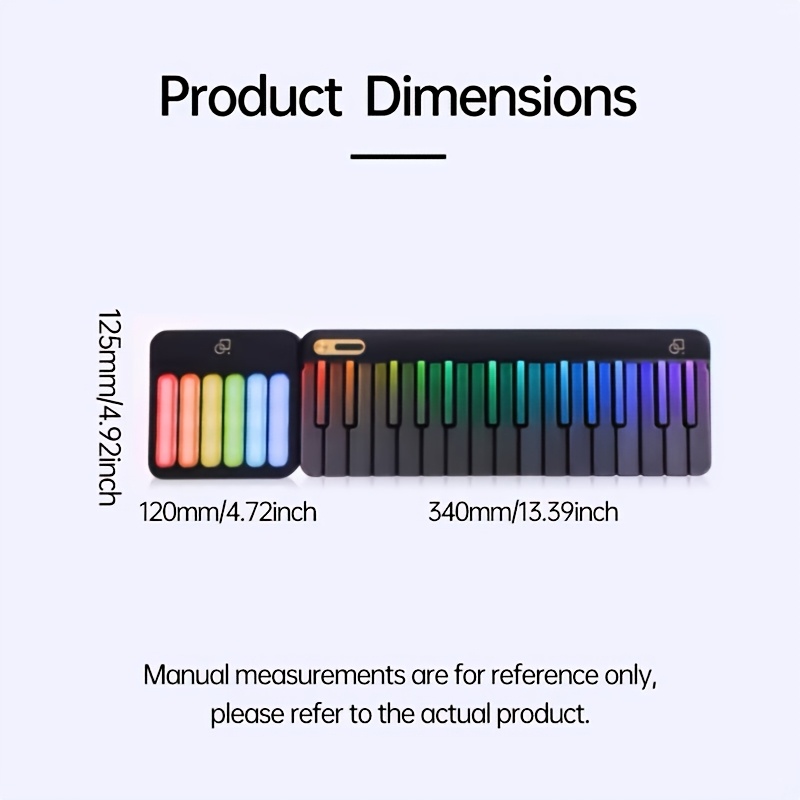 Stylish LED-Backlit PopuPiano  - Musical Instrument Easy To Learn review and price